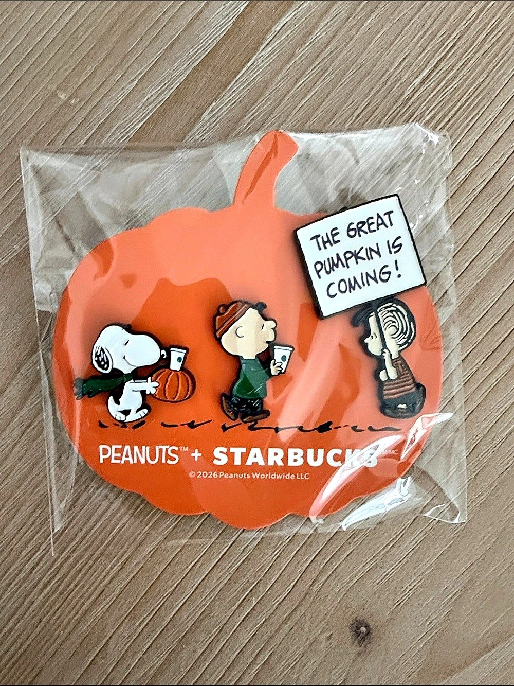 *BRAND NEW* Peanuts X Starbucks Pin Set